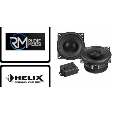 HELIX S 4X 2 Way Coaxial with X-over 4" Car Door Speaker set High End Audio
